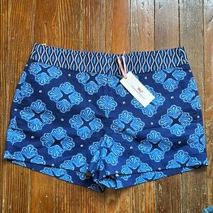 Vineyard Vines Blue High Waist Shorts